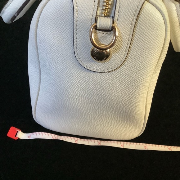 Coach Crossbody Bannet Purse White Pebble Leather - Picture 6 of 9